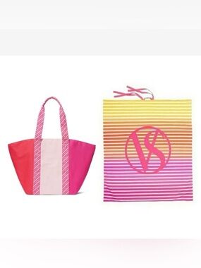 Victoria's Secret Beach Tote and Blanket